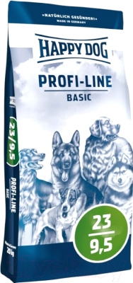 Сухой корм для собак Happy Dog Profi-Line Basic 23/9.5 - фото