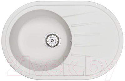 Мойка кухонная GRANULA GR-7601 (белый) - фото