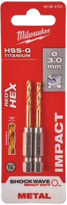 Набор сверл Milwaukee HSS-G Ti 48894763