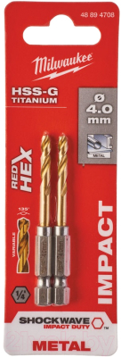 Набор сверл Milwaukee HSS-G Ti 48894708