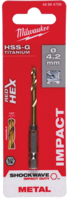 Сверло Milwaukee HSS-G Ti 48894709