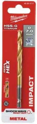 Сверло Milwaukee HSS-G Ti 48894717