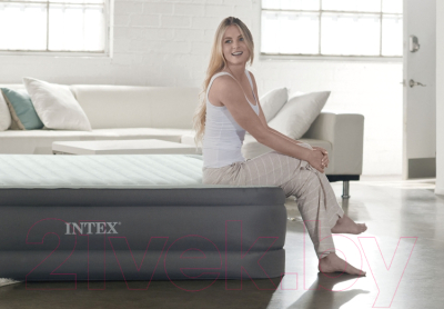 Надувная кровать Intex Premaire Elevated Airbed 64906 (с насосом)