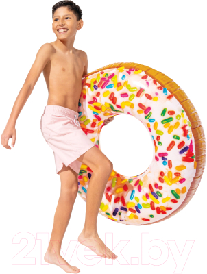 Надувной круг Intex Пончик в глазури / 56263NP