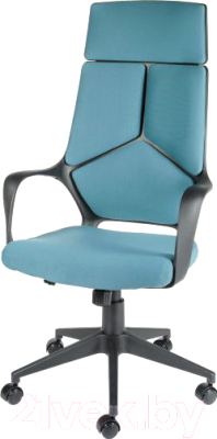 Кресло офисное Norden IQ / CX0898H-1-56 (черный/голубой) - фото