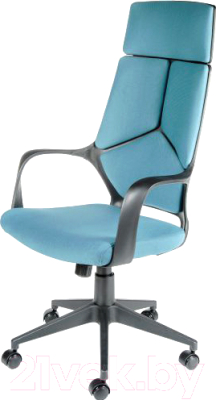 Кресло офисное Norden IQ / CX0898H-1-56 (черный/голубой)