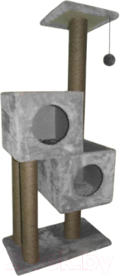 Комплекс для кошек Cat House Двойной домик 1.27 - фото