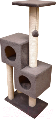 Комплекс для кошек Cat House Двойной домик 1.27 - фото