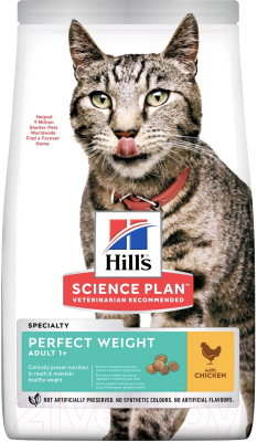 Сухой корм для кошек Hill's Science Plan Adult Perfect Weight - фото