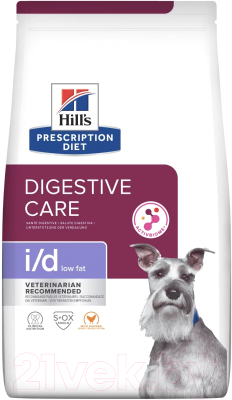 Сухой корм для собак Hill's Prescription Diet Digestive Care i/d Low Fat - фото