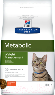 Сухой корм для кошек Hill's Prescription Diet Metabolic Weight Managment Chicken - фото