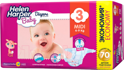 Подгузники детские Helen Harper Baby 3 Midi - фото