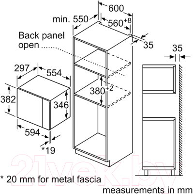 Микроволновая печь Bosch BFL524MB0