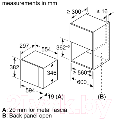 Микроволновая печь Bosch BFL524MB0