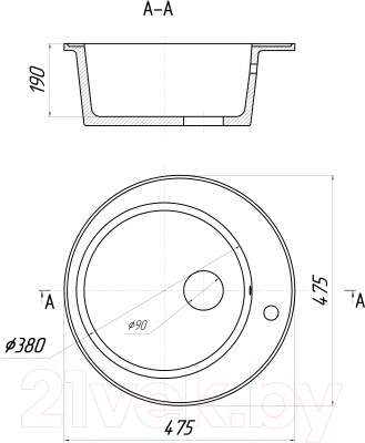 Мойка кухонная Gerhans A05