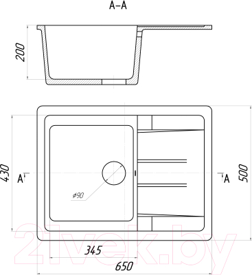 Мойка кухонная Gerhans B22