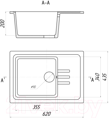Мойка кухонная Gerhans B15