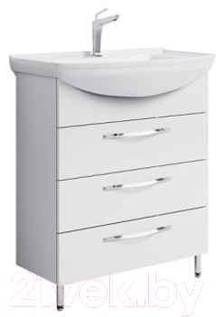 Тумба с умывальником Aqwella Allegro 65 / Agr.01.06/3 - фото