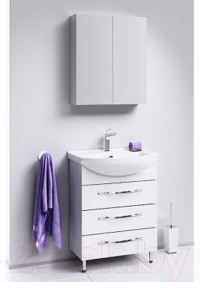 Тумба с умывальником Aqwella Allegro 65 / Agr.01.06/3