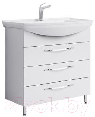 Тумба с умывальником Aqwella Allegro 85 / Agr.01.08/3 - фото