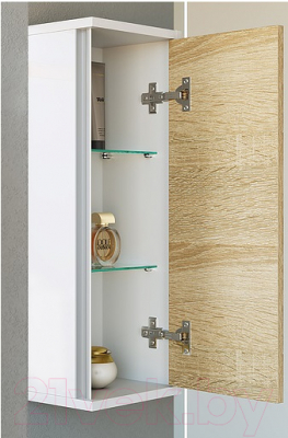 Шкаф-полупенал для ванной Aqwella Майами / Mai.04.25