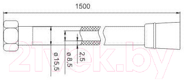 Душевой шланг Iddis A5071115