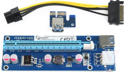 Адаптер Cablexpert RC-PCIEX-03