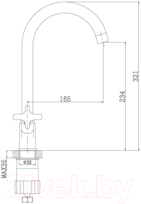 Смеситель Rossinka Silvermix RS39-72U