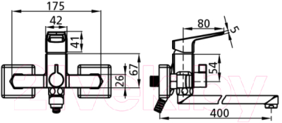 Смеситель Milardo Atlantic ATLSBLCM10