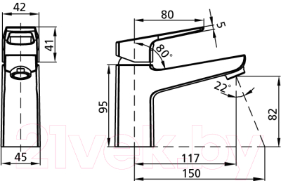 Смеситель Milardo Atlantic ATLSB00M01