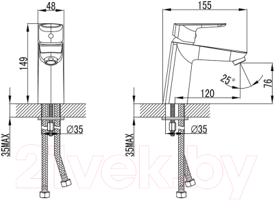 Смеситель IDDIS Vibe VIBSB00i01