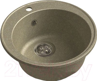 Мойка кухонная GranFest Quarz GF-Z08 (песочный) - фото