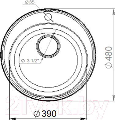 Мойка кухонная GranFest Quarz GF-Z08