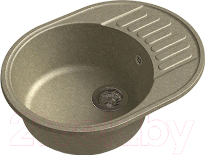 Мойка кухонная GranFest Quarz GF-Z58 (песочный) - фото