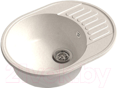 Мойка кухонная GranFest Quarz GF-Z58 (белый) - фото