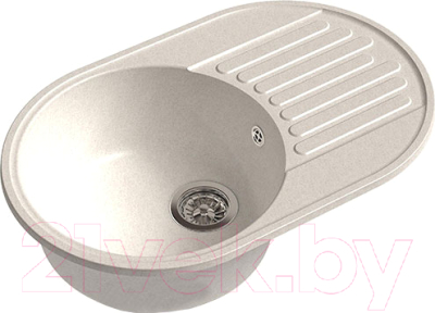 Мойка кухонная GranFest Quarz GF-Z18 (белый) - фото