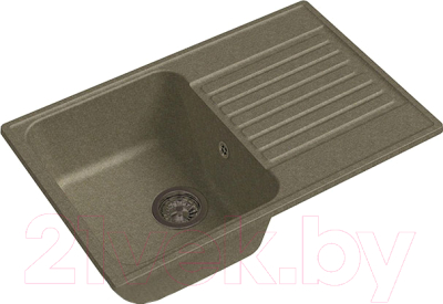 Мойка кухонная GranFest Quarz GF-Z78 (песочный) - фото