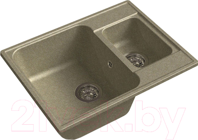 Мойка кухонная GranFest Quarz GF-Z09 (песочный) - фото