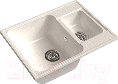 Мойка кухонная GranFest Quarz GF-Z09 (белый) - фото