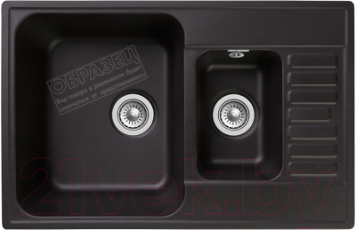 Мойка кухонная GranFest Quarz GF-Z21K (черный)