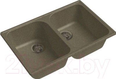 Мойка кухонная GranFest Quarz GF-Z15 (песочный) - фото