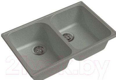 Мойка кухонная GranFest Quarz GF-Z15 (серый) - фото