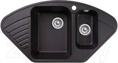 Мойка кухонная GranFest Quarz GF-Z14 (черный) - фото