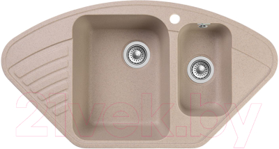 Мойка кухонная GranFest Quarz GF-Z14 (песочный) - фото