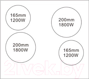 Электрическая варочная панель Weissgauff HV640BS