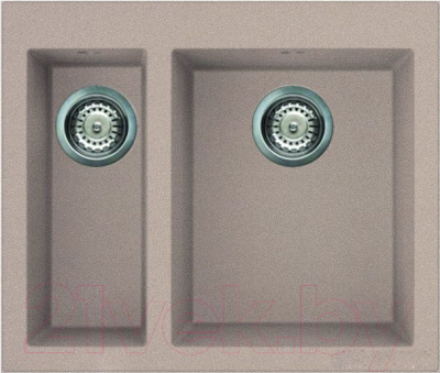 Мойка кухонная Elleci Quadra 150 Fango K43 / LKQ15043 - фото