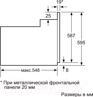 Электрический духовой шкаф Bosch HBF234EW0R