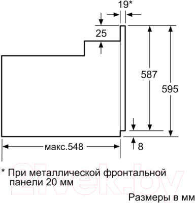 Электрический духовой шкаф Bosch HBF534EW0R