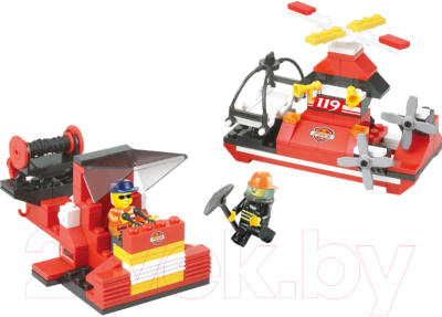 Конструктор Sluban Спасательный пожарный вертолет / M38-B0218