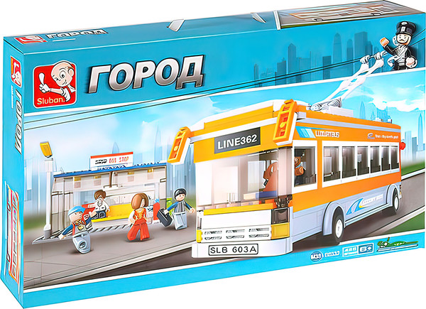 Конструктор Sluban Троллейбус M38-B0332 - фото